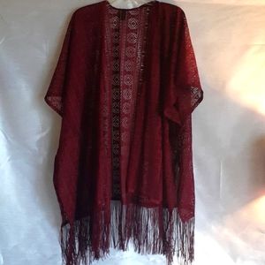 70s like fringed vest by Avenue